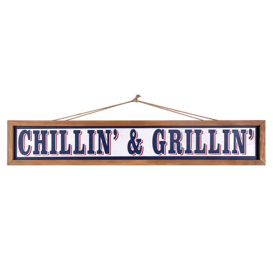 27.8" Summer Chillin' & Grillin' Wall Sign by Ashland® | Michaels